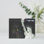 Carte Postale Affiche de voyage pour Northwest Airlines (Debout devant)