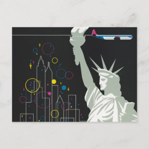 Carte Postale Affiche De Voyage Pour Vol Northwest Airlines