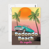 Carte Postale Affiche de voyage Redondo Beach LA (Devant / Derrière)