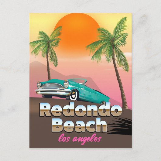 Carte Postale Affiche de voyage Redondo Beach LA (Devant)