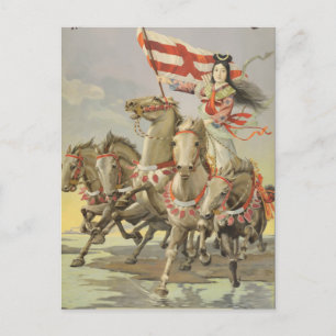 Carte Postale Affiche de voyage rétro vintage Osaka Japon