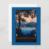 Carte Postale Affiche de voyage Riviera italienne (Devant / Derrière)