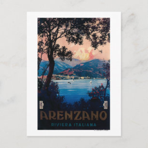 Carte Postale Affiche de voyage Riviera italienne