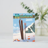 Carte Postale Affiche de voyage Rossland Canada. (Debout devant)