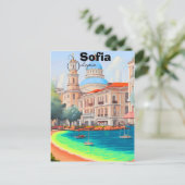 Carte Postale Affiche de voyage Sofia Affiche de Sofia Art mural (Debout devant)