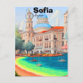 Carte Postale Affiche de voyage Sofia Affiche de Sofia Art mural (Devant)