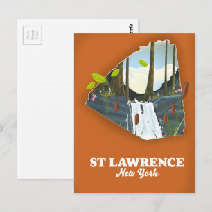 Carte Postale Affiche de voyage St Lawrence New York
