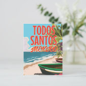 Carte Postale Affiche de voyage Todos Santos Mexique (Debout devant)