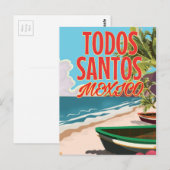 Carte Postale Affiche de voyage Todos Santos Mexique (Devant / Derrière)
