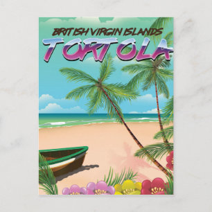Carte Postale Affiche de voyage Tortola îles vierges britannique