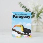 Carte Postale Affiche de voyage Toucan du Paraguay (Debout devant)