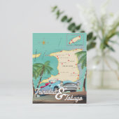 Carte Postale Affiche de voyage Trinité-et-Tobago (Debout devant)