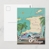 Carte Postale Affiche de voyage Trinité-et-Tobago (Devant / Derrière)