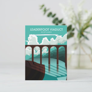 Carte Postale Affiche de voyage Viaduc de Leaderfoot Écosse