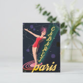 Carte Postale Affiche de voyage vintage Cabaret Paris (Debout devant)