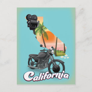 Carte Postale Affiche de voyage vintage Californie