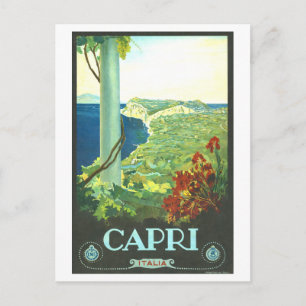 Carte Postale Affiche de voyage vintage Capri, Italie