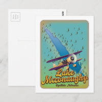 affiche de voyage vintage du lac McConaughy.