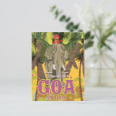Carte Postale Affiche de voyage vintage Goa Inde (Debout devant)