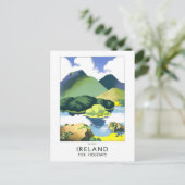Carte Postale Affiche de voyage Vintage Irlande (Debout devant)