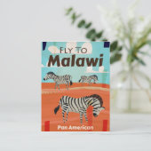Carte Postale Affiche de voyage vintage Malawi (Debout devant)