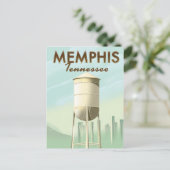 Carte Postale Affiche de voyage vintage Memphis Tennessee (Debout devant)