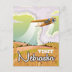 Carte Postale Affiche de voyage vintage Nebraska