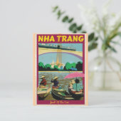 Carte Postale Affiche de voyage vintage Nha Trang (Debout devant)