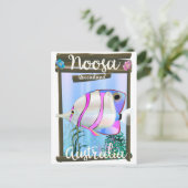 Carte Postale Affiche de voyage vintage Noosa Australia (Debout devant)