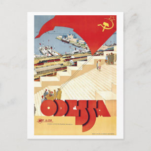 Carte Postale Affiche de voyage vintage Odessa