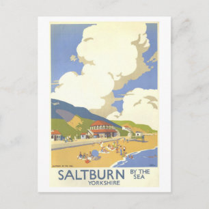 Carte Postale Affiche de voyage vintage Saltburn by the Sea Angl
