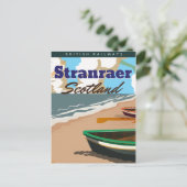 Carte Postale Affiche de voyage vintage Stranraer Scotland (Debout devant)