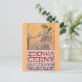 Carte Postale Affiche de Zdenka Cerny par Alphonse Mucha (Debout devant)