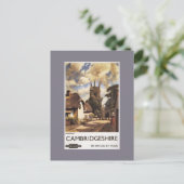 Carte Postale Affiche des chemins de fer britanniques vue panora (Debout devant)