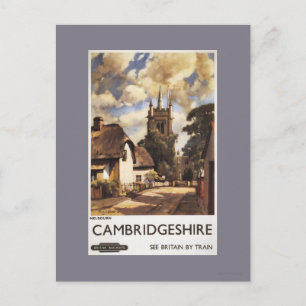 Carte Postale Affiche des chemins de fer britanniques vue panora