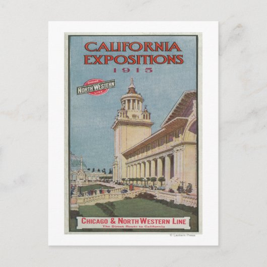 Carte Postale Affiche des expositions en Californie #2 (Devant)