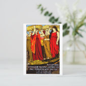 Carte Postale Affiche des producteurs de fruits italiens 1927 (Debout devant)