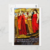 Carte Postale Affiche des producteurs de fruits italiens 1927 (Devant / Derrière)