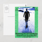 Carte Postale Affiche des sports d'hiver de Vienne 1912 (Devant / Derrière)