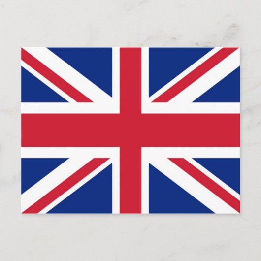 Carte Postale Affiche du drapeau du Royaume-Uni/Britannique/Unio (Devant)