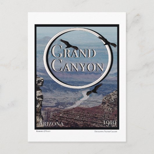 Carte Postale Affiche du Grand Canyon (Devant)
