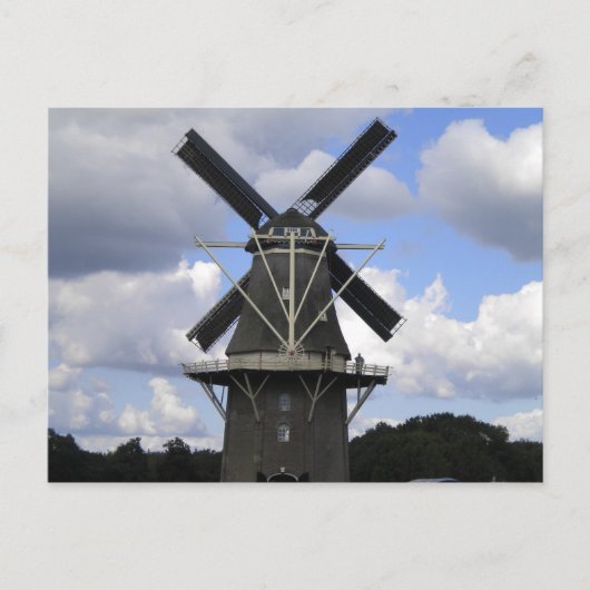 Carte Postale Affiche du moulin néerlandais (Devant)