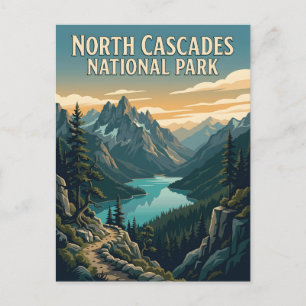 Carte Postale Affiche du Parc national des North Cascades, Washi