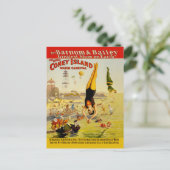 Carte Postale Affiche du spectacle de rue de Coney Island (Debout devant)