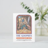 Carte Postale Affiche du trésor de The Goonies pour l'anniversai (Debout devant)
