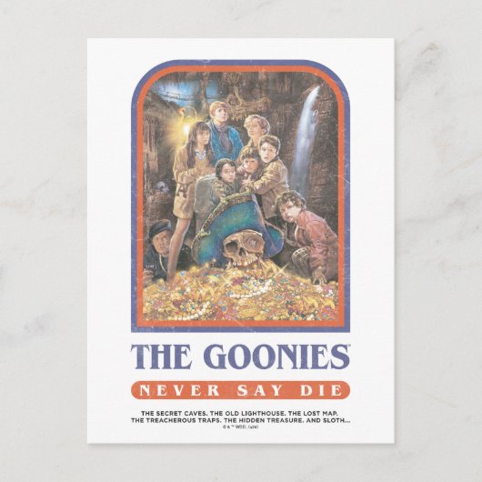 Carte Postale Affiche du trésor de The Goonies pour l'anniversai (Devant)