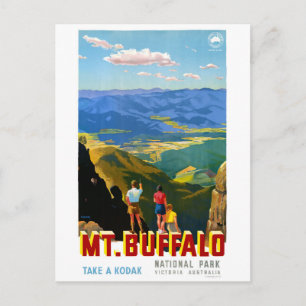 Carte Postale Affiche du Vintage voyage de l'Australie Mt. Buffa
