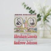 Carte Postale Affiche électorale de campagne pour l'union (Debout devant)