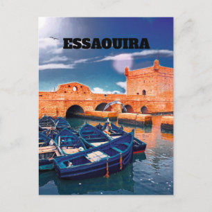 Carte Postale Affiche Essaouira Maroc Impression Voyage Art Mura