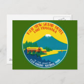 Carte Postale Affiche Fidji Travel (Devant / Derrière)